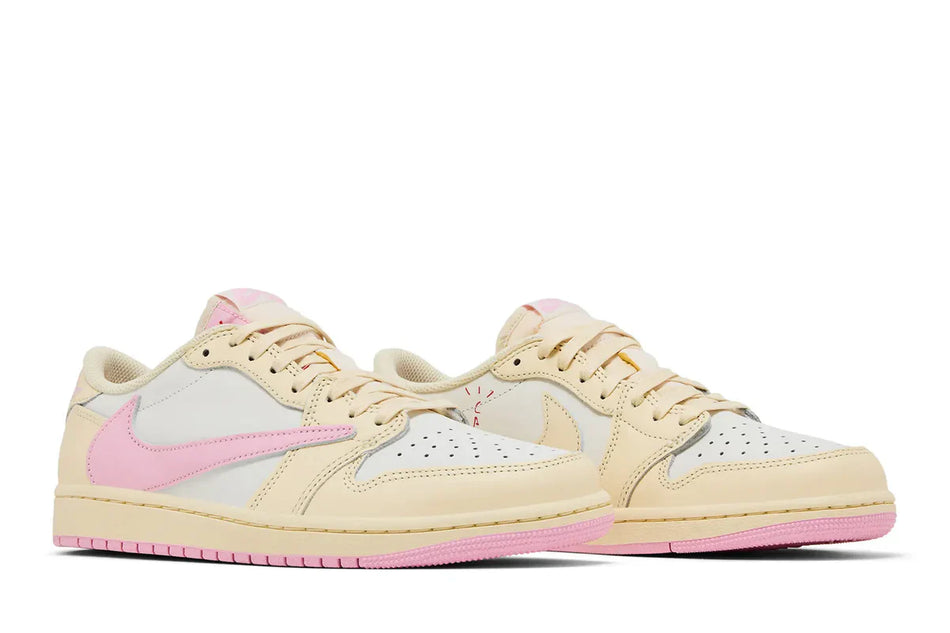 Air Jordan 1 Retro Low OG SP Travis Scott Shy Pink Bege