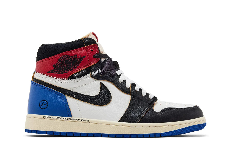 Air Jordan 1 High Fragment Design x Union LA Varsity Red Branco