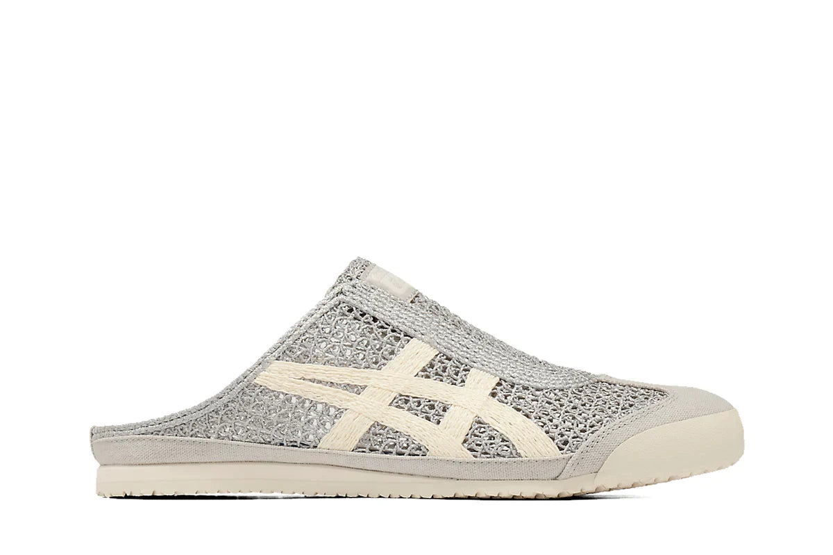 Onitsuka Tiger Mexico 66 Sabot Pure Silver Cream Cinza