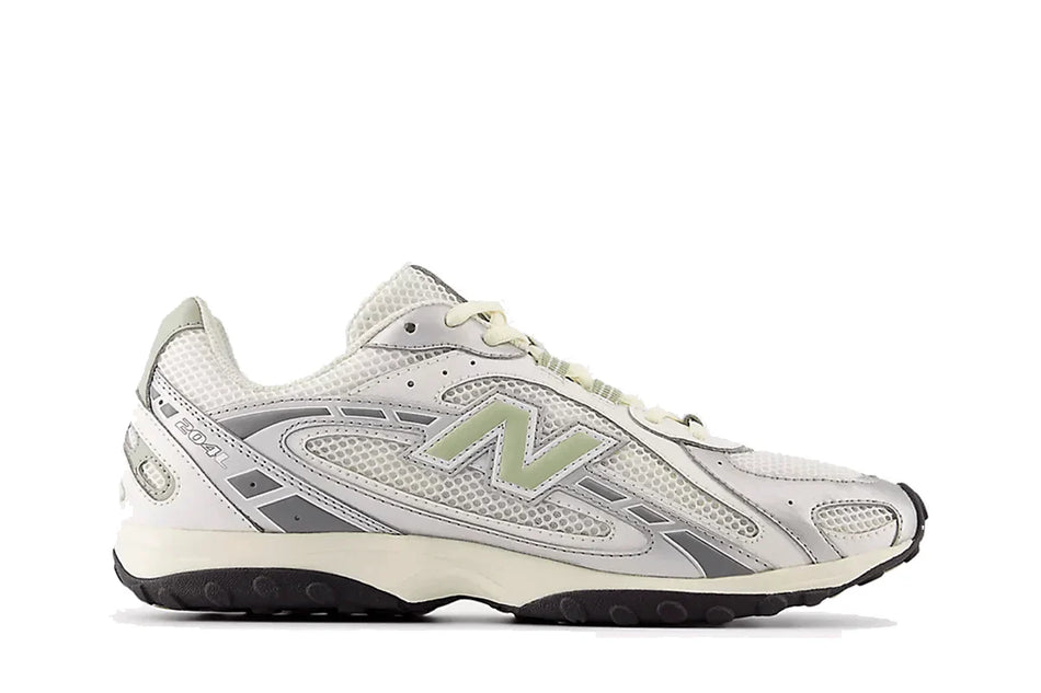New Balance 204L Silver Metallic Sage Green Prateado